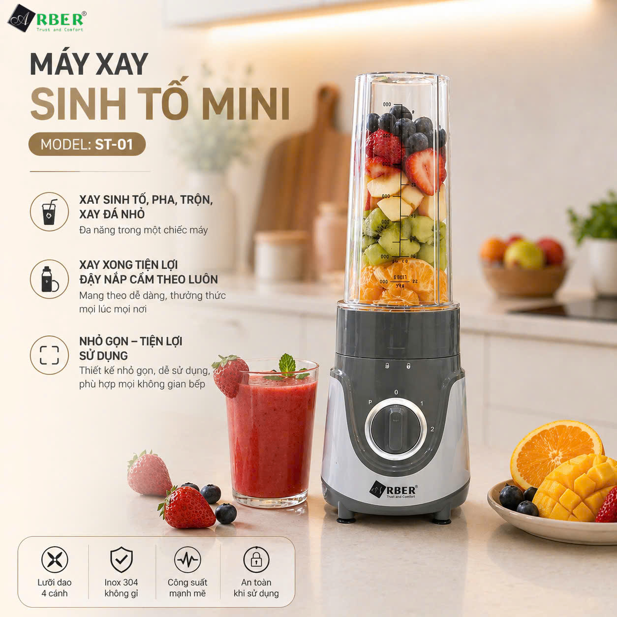 Máy xay sinh tố ST01