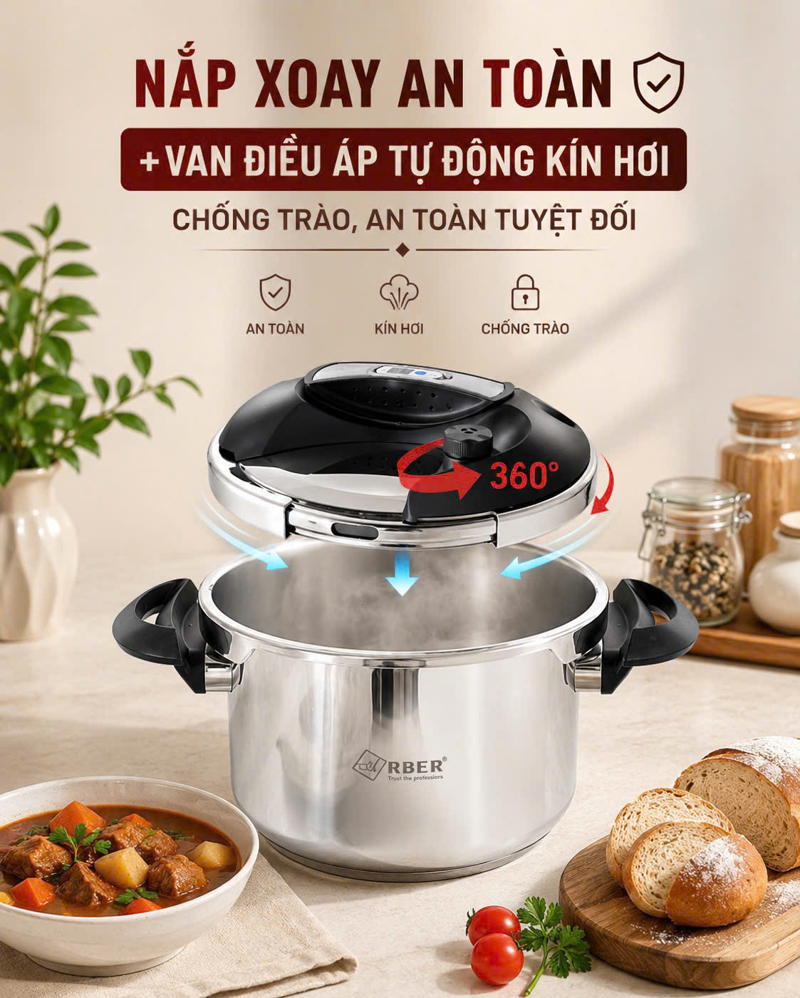 Nồi áp suất từ NAS6L