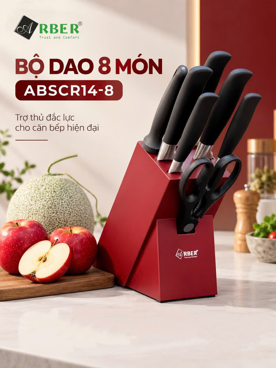 Bộ dao ABSCR14-8