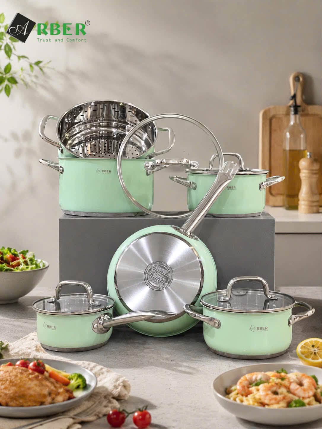 Bộ nồi inox OPAL