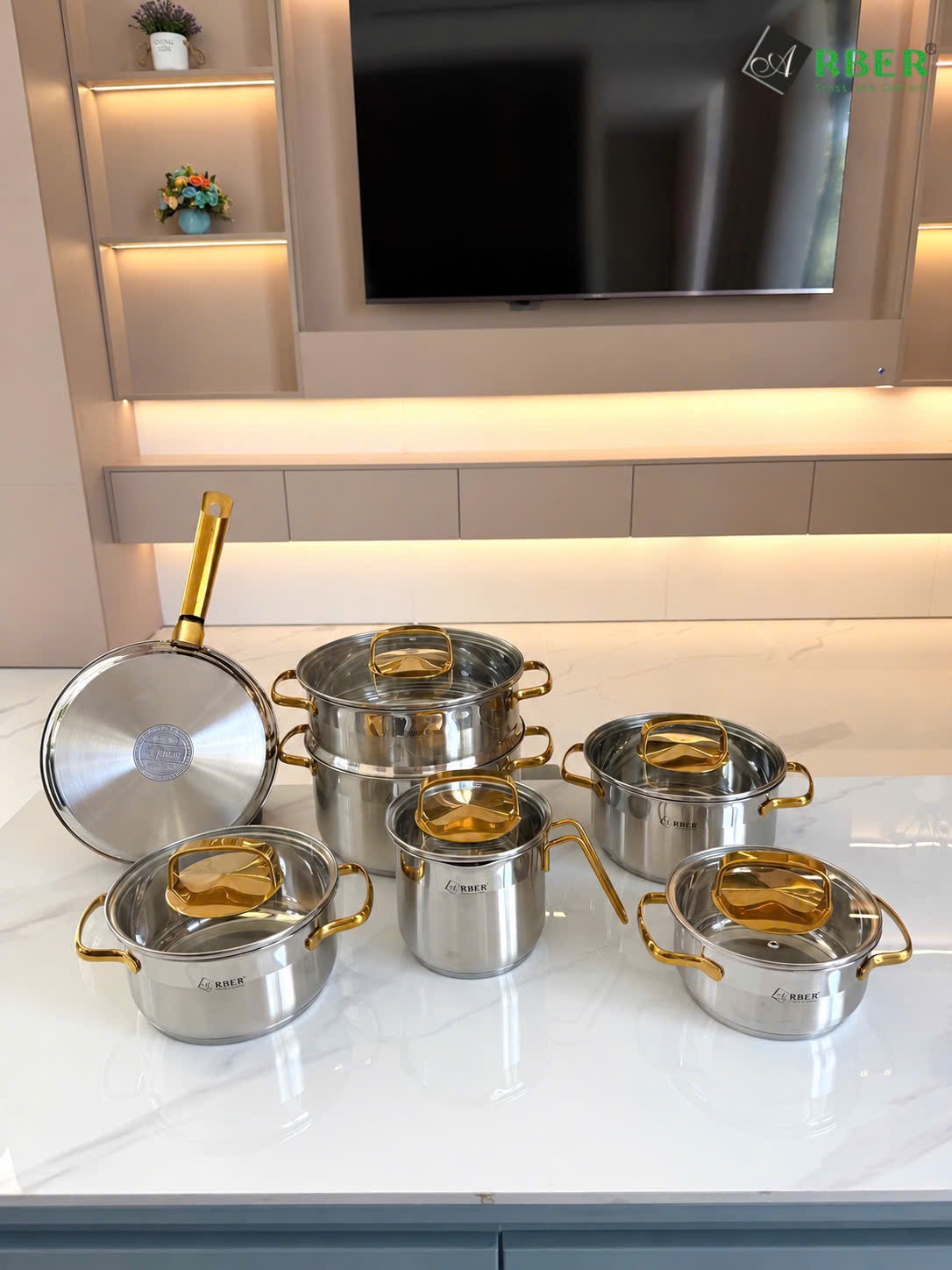 Bộ nồi inox GOLD MAX