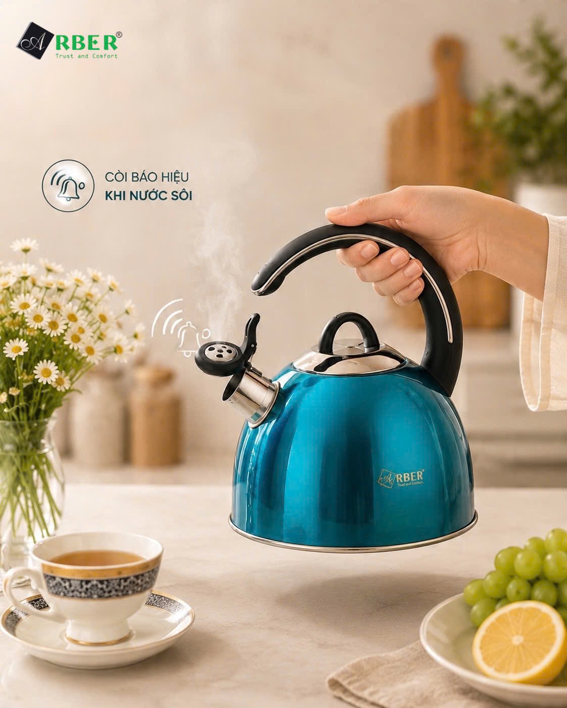 Ấm đun nước AB03GREEN