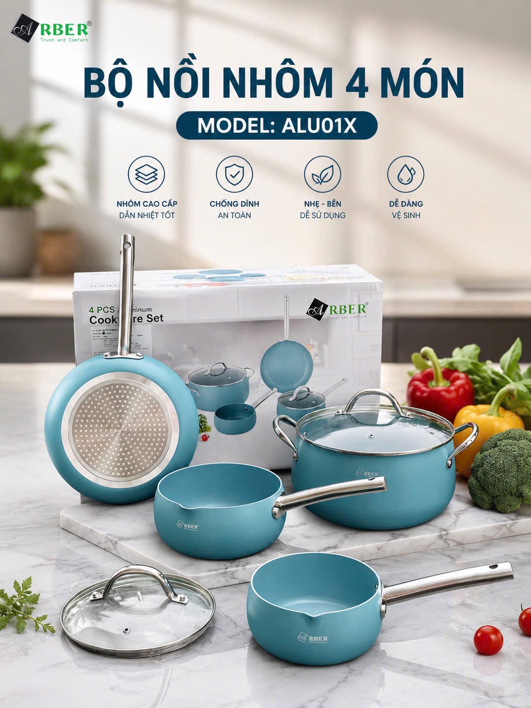 Bộ nồi ALU-01X